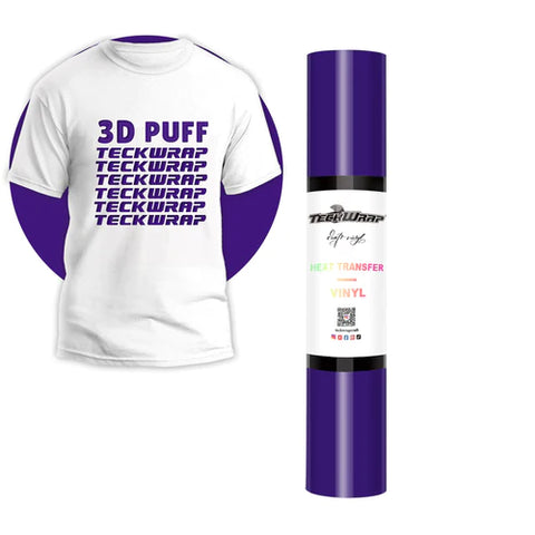 Teckwrap 3D Puff HTV - Indigo Purple